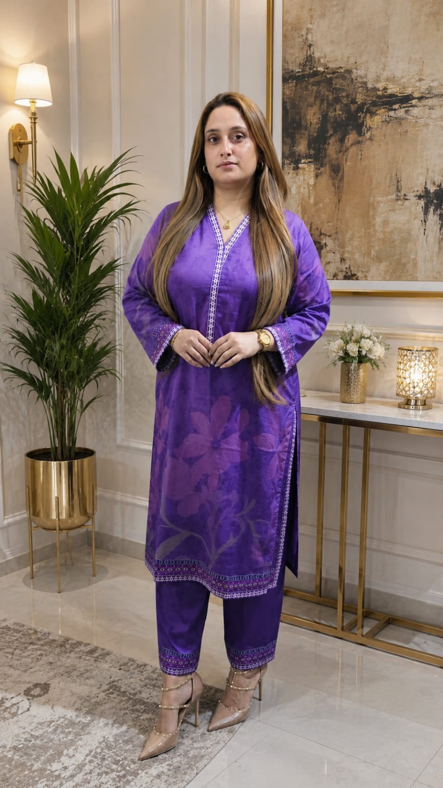 Purple Premium Lawn